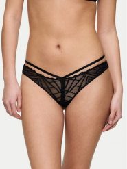 Triumph Stringi That Night In Vegas 10224867 Czarny. Czarne stringi damskie Triumph, bez wzorów, z syntetyku. Za 69.99 zł.