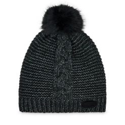 Czapka Guess. Czarne czapki i kapelusze damskie Guess, na zimę, z aplikacjami. Za 169.99 zł.
