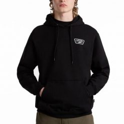 Bluza Mężczyzna Vans Full Patch czarny. Czarne bluzy męskie Vans, m, bez wzorów, z tkaniny, bez kaptura. W wyprzedaży za 291.55 zł.