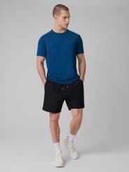 4F Spodenki treningowe szybkoschnące męskie - czarne XL. Czarne krótkie spodenki sportowe męskie 4f, l, bez wzorów, z tkaniny. Za 149.99 zł.