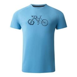 Koszulka męska sportowa Dare 2B Tech II Tee. Niebieskie koszulki sportowe męskie Dare 2b, m, bez wzorów, bez kołnierzyka, bez ramiączek. Za 53.70 zł.