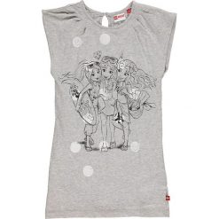 Sukienka "Debbie 401" w kolorze szarym. Sukienki dla dziewczynek marki LEGO Wear. W wyprzedaży za 59.95 zł.