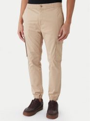 Calvin Klein Jeans Joggery Comfort LV04RD608G Brązowy Skinny Fit. Brązowe spodnie materiałowe męskie Calvin Klein Jeans, m, bez wzorów, z bawełny. Za 409.99 zł.