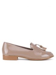 Clara Barson Loafersy CD24055-1 Beżowy. Brązowe mokasyny damskie Clara Barson, z materiału. Za 119.99 zł.