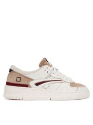 D.A.T.E. Sneakersy Torneo M451-TO-CO Kremowy. Białe trampki i tenisówki chłopięce D.A.T.E., bez wzorów, ze skóry, bez zapięcia. Za 914.99 zł.