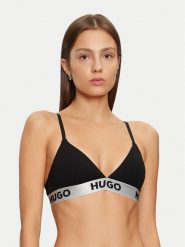 HUGO Biustonosz braletka 50525383 Czarny. Czarne biustonosze Hugo, bez wzorów, z bawełny. Za 189.99 zł.