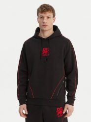 HUGO Bluza Dofrentis_RB 50559711 Czarny Relaxed Fit. Czarne bluzy męskie Hugo, l, bez wzorów, z bawełny, bez kaptura. Za 679.99 zł.