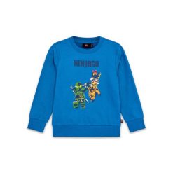 Bluza Dziecięca LEGO NINJAGO Scout 300 Niebieska. Niebieskie bluzy dla chłopców LEGO, bez wzorów, z bawełny, bez ramiączek, bez kaptura. Za 87.99 zł.