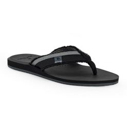 Japonki plażowe męskie Rip Curl Reactor Open Toe 90. Czarne buty sportowe męskie Rip Curl, bez zapięcia. Za 114.95 zł.