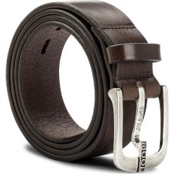 Pasek Męski JOOP! - JEANS 7622 100 D'Brown A02. Brązowe paski damskie JOOP!, w paski, z jeansu. W wyprzedaży za 249.00 zł.