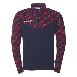 Kurtka z dresu Uhlsport Progressive 28 Poly. Czerwone kurtki męskie Uhlsport, bez wzorów, z dresówki, sportowe, bez kaptura. Za 171.00 zł.