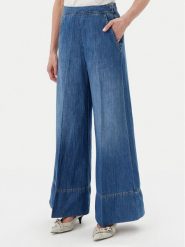 PINKO Jeansy New Paolina 104823 A2GQ Niebieski Wide Leg. Niebieskie jeansy damskie Pinko. Za 559.99 zł.