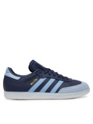 Adidas Buty do piłki nożnej Samba Argentina Indoor Boots JR6352 Granatowy. Niebieskie buty sportowe męskie Adidas, ze skóry, bez zapięcia. Za 359.99 zł.