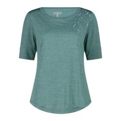Koszulka damska turystyczna CMP 35N5486. Zielone koszulki sportowe damskie CMP, xs, bez wzorów, bez kołnierzyka, bez ramiączek. Za 172.50 zł.