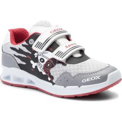 Sneakersy GEOX - J Dakin B. B J929FB 014BU C1234 D Lt Grey/Red. Półbuty chłopięce Geox. W wyprzedaży za 179.00 zł.