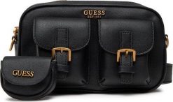 Guess, Zadie, Synthetic Leather, Textile Bag, Black, HWVB84, For Women, 27 x 18 x 6 cm For Women. Czarne torby i plecaki dziecięce Guess. Za 402.59 zł.