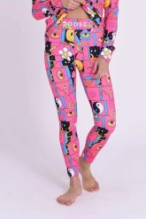 Legginsy termoaktywne – Trippy Hippy damskie. Czerwone bielizna termoaktywna damska OOSC, s, bez wzorów, z materiału, bez ramiączek, długie. Za 269.99 zł.
