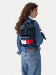 Tommy Jeans Plecak Tjw Archive Backpack AW0AW18088 Granatowy. Niebieskie plecaki damskie Tommy Jeans, bez wzorów, z jeansu. Za 449.99 zł.