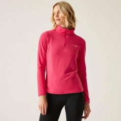 Bluza polarowa dla kobiet Regatta SWEETHART. Czerwone bluzy sportowe damskie Regatta, xl, bez wzorów, z polaru, bez kaptura, trekkingowe. W wyprzedaży za 69.99 zł.