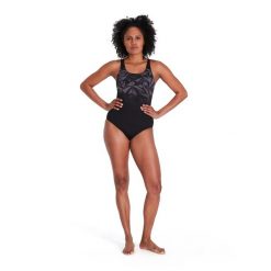 Strój kąpielowy damski Speedo Hyperboom Placement. Czarne kostiumy jednoczęściowe damskie Speedo, s, bez wzorów, z materiału, na fitness i siłownię. Za 191.98 zł.