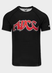 Rashguard sportowy męski PITBULL koszulka techniczna treningowa ADCC. Czarne koszulki sportowe męskie PITBULL, m, bez wzorów, z elastanu, bez kołnierzyka, bez ramiączek, na fitness i siłownię. Za 179.00 zł.