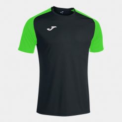 Koszulka do piłki nożnej męska Joma Academy IV. Czarne koszulki sportowe męskie Joma, m, bez wzorów, bez kołnierzyka, bez ramiączek, do piłki nożnej. Za 136.99 zł.