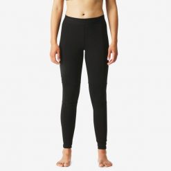 Legginsy trekkingowe damskie Forclaz MT500 merino. Czarne legginsy damskie FORCLAZ, m, bez wzorów, z dzianiny, trekkingowe. Za 179.99 zł.