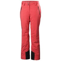 Spodnie Narciarskie Helly Hansen W Legendary Insulated Pant Poppy. Czerwone spodnie materiałowe damskie Helly Hansen, l, bez wzorów. Za 499.99 zł.