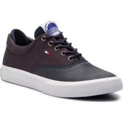 Tenisówki TOMMY HILFIGER - Oxford Sneaker FM0FM01938 Midnight 403. Niebieskie trampki męskie Tommy Hilfiger, z gumy. Za 349.00 zł.