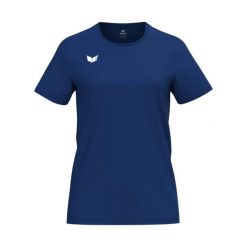 Koszulka damska Erima Intro. Niebieskie koszulki sportowe damskie Erima, m, bez wzorów, z materiału, bez kołnierzyka, bez ramiączek. Za 113.50 zł.