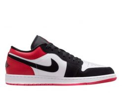 Nike Air Jordan 1 Low SE "Black Toe" Sneakersy męskie. Czarne buty sportowe męskie Nike, ze skóry, bez zapięcia, Nike Air Jordan. Za 429.99 zł.