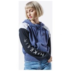 Nike Bluza W Nsw Air Hoodie Fz Bb , fioletowy, rozmiar XS. Fioletowe bluzy damskie Nike, s, bez wzorów, z bawełny, z kapturem. Za 279.99 zł.
