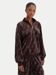 Liu Jo Sport Bluza TF5110 J4955 Brązowy Relaxed Fit. Brązowe bluzy damskie Liu Jo Sport, l, bez wzorów, z dresówki. Za 719.99 zł.