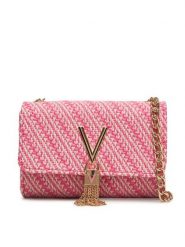 Valentino Torebka Divina Summer VBS9XI03S Różowy. Czerwone torebki do ręki damskie Valentino, bez wzorów, ze skóry, wizytowe, bez dodatków. Za 339.99 zł.