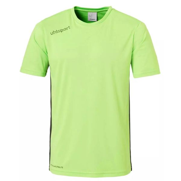 Koszulka Uhlsport Essential. Czarne koszulki sportowe męskie Uhlsport, m, bez wzorów, bez kołnierzyka, bez ramiączek, na fitness i siłownię. Za 109.50 zł.