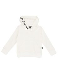 Bluza z kaptur na co dzień na siłownię. Białe bluzy damskie LEONE 1947 APPAREL, bez wzorów, bez kaptura. Za 105.21 zł.