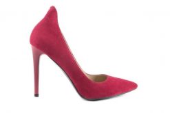 Szpilki Bayla-097 Z6890-322 Wino, Czerwony, Skóra naturalna - 36. Czerwone szpilki damskie Bayla, bez wzorów, z lakierowanej skóry, bez obcasa, bez zapięcia. W wyprzedaży za 89.10 zł.