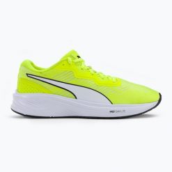Buty do biegania dla dorosłych PUMA Aviator Profoam Sky 12. Zielone obuwie sportowe damskie Puma, bez wzorów, do biegania. Za 243.99 zł.