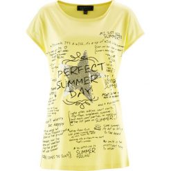Shirt bonprix jasna limonka z nadrukiem. Bluzki damskie bonprix. Za 59.99 zł.