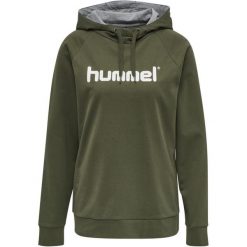 Damska bluza z kapturem Hummel Hmlgo Logo. Brązowe bluzy sportowe damskie Hummel, s, bez wzorów, z polaru, z kapturem, do piłki ręcznej. W wyprzedaży za 175.50 zł.
