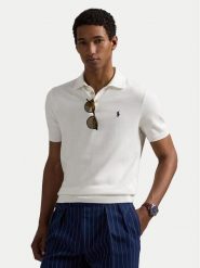Polo Ralph Lauren Polo 710980682005 Biały Regular Fit. Białe koszulki polo męskie Polo Ralph Lauren, m, bez wzorów, z bawełny, bez ramiączek. Za 779.99 zł.