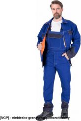 LH-SPECWELD-B - Spodnie ochronne ogrodniczki trudnopalne męskie dla spawaczy 46. Brązowe spodnie sportowe męskie Reis, m, bez wzorów. Za 193.07 zł.