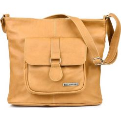 Beltimore Camel Torebka Skórzana damska A4 duża torba Beltimore T71. Brązowe torebki do ręki damskie Beltimore, bez wzorów, duże, bez dodatków. Za 225.49 zł.