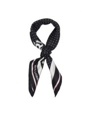 KARL LAGERFELD Apaszka B3W33037 Czarny. Czarne czapki i kapelusze damskie KARL LAGERFELD, bez wzorów. Za 429.99 zł.