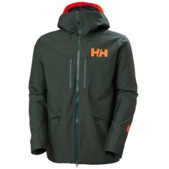 Kurtka narciarska Helly Hansen Garibaldi 2.0. Czarne kurtki męskie Helly Hansen, m, bez wzorów, z puchu, bez kaptura, narciarskie. Za 1,851.50 zł.