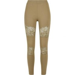 Legginsy damskie Urban Classics Laces Inset. Zielone legginsy damskie Urban Classics, l, bez wzorów. Za 168.00 zł.