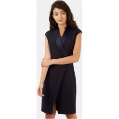 Closet London sukienka damska 36 ciemny niebieski. Niebieskie sukienki damskie Closet London, bez wzorów, bez kołnierzyka, bez ramiączek. Za 249.00 zł.
