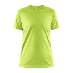 Koszulka sportowa damska Craft Core Unify. Zielone koszulki sportowe damskie Craft, m, bez wzorów, z poliesteru, bez kołnierzyka, bez ramiączek. Za 236.00 zł.