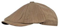 Lekki Kaszkiet Wiosenno-Letni - Alties - Peaky Blinders, Jasny Brąz. Czapki i kapelusze męskie Alties, na lato, bez wzorów, z bawełny. Za 79.00 zł.