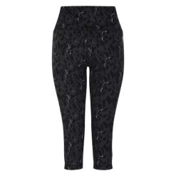 Damskie legginsy 3/4 Dare 2B Influential. Czarne legginsy sportowe damskie Dare 2b, bez wzorów, na fitness i siłownię. Za 189.00 zł.